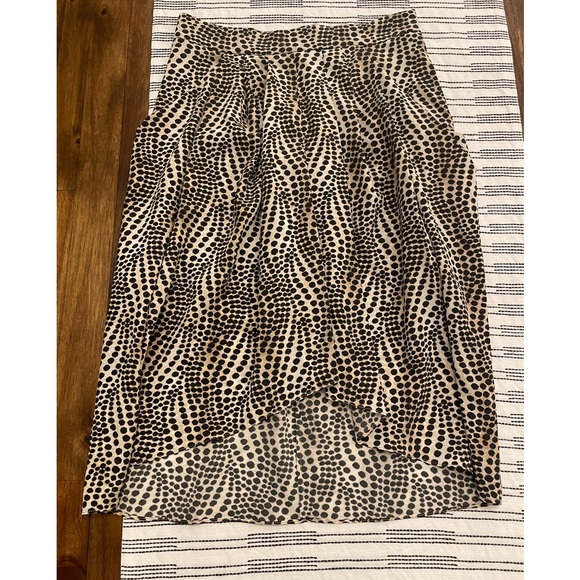 NWT Isabel Marant Abstract Ju Igina Asymmetrical Skirt Silk Pockets - Picture 6 of 9